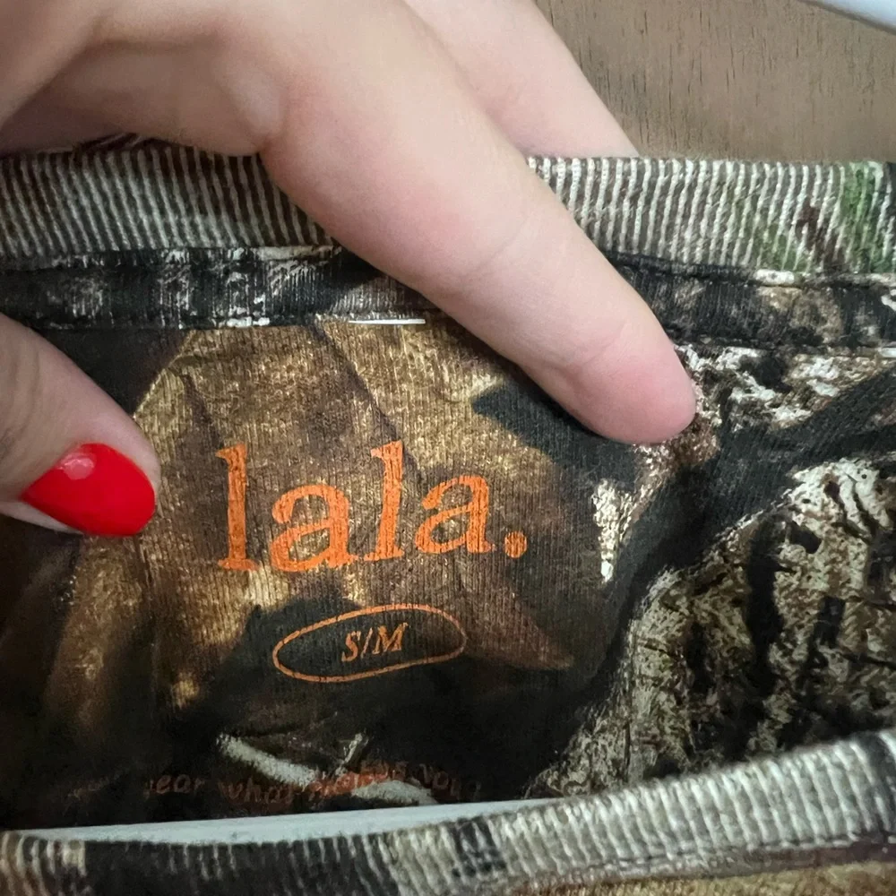 The World Needs Your Magic Oversized Long Sleeve Tee Camo - Picture 4 of 4